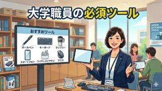 大学職員のおすすめツールを紹介（事務職員必携の備品・ガジェット）